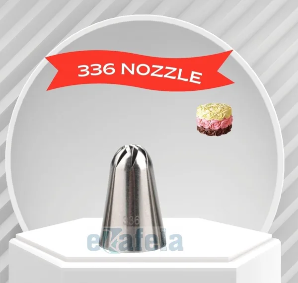 Stainless steel 336 piping nozzle for cake and cupcake frosting